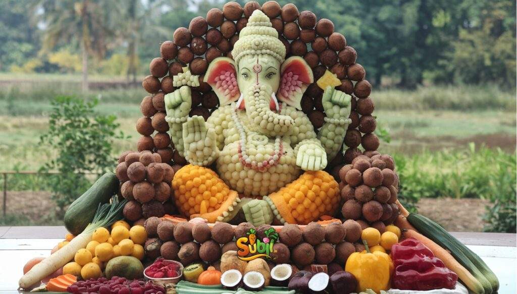 vegetable ganapati